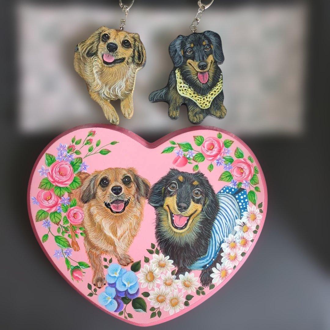 wakoです　トールペイント作品　似顔絵