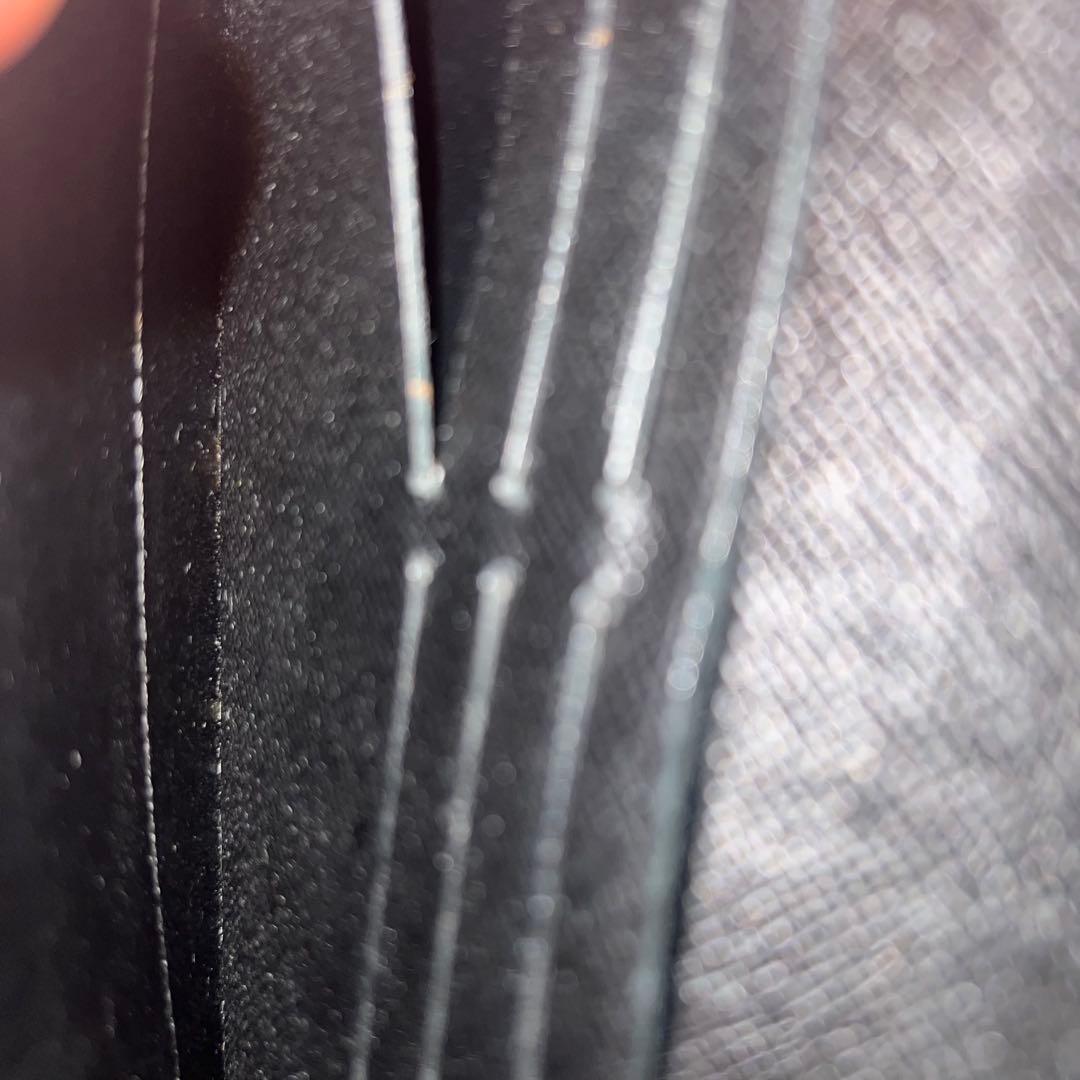 超美品　ルイヴィトン ダミエグラフィット長財布 チェーン付き