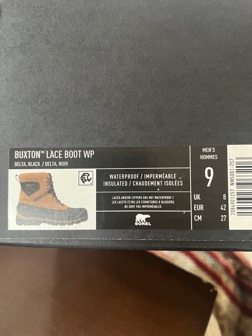 SOREL ソレル BUXTON LACE BOOT WP