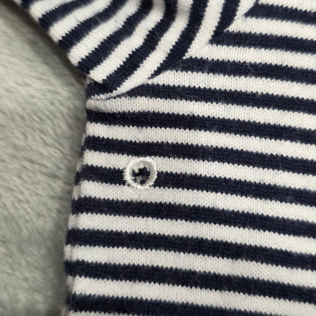 ナンバーナイン　03　カート期　ロンT　2　ボーダー　白　黒　長袖　カットソー