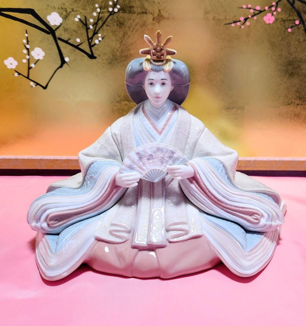 かえ二郎リヤドロ 《極美品》【親王飾り・お内裏様セット】　雛人形セット