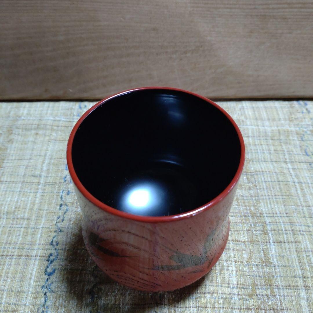 小吸椀　輪島塗竹蒔絵 １０客セット