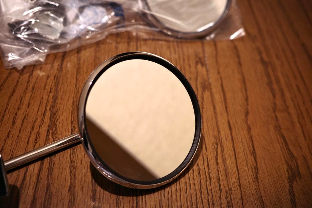 ベスパ　ミラー　ランブレッタ 丸ミラー ボルト固定式　カウルミラー クッピーニ