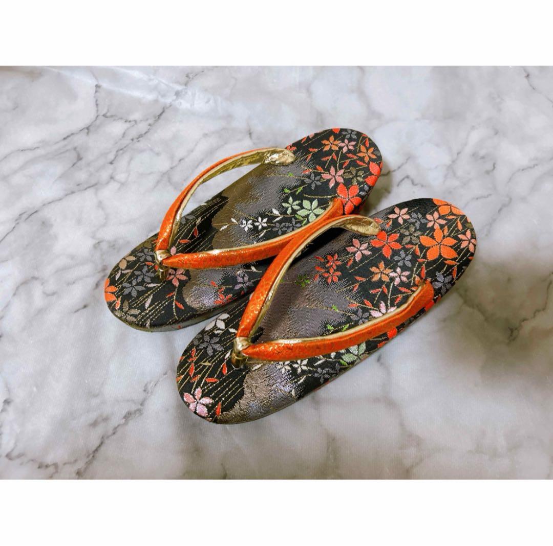 七五三　７歳　着物フルセット 女の子／山吹色／友禅／着付け小物付き