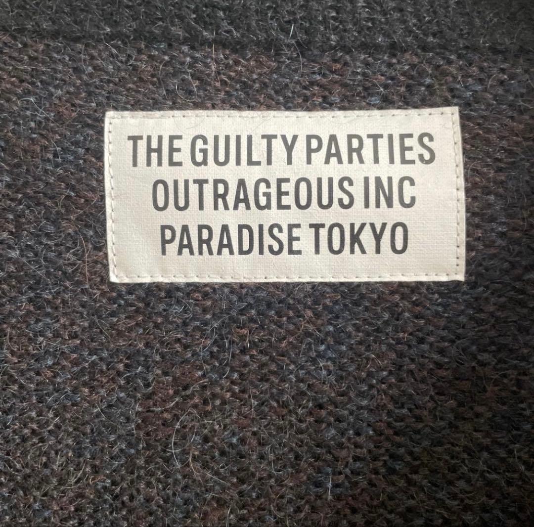 ☆美品☆ wackomaria モヘアカーディガン　黒　M 野村訓市着用