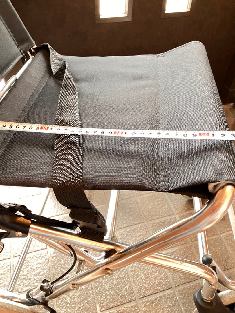 折りたたみ式介助用車椅子 黒