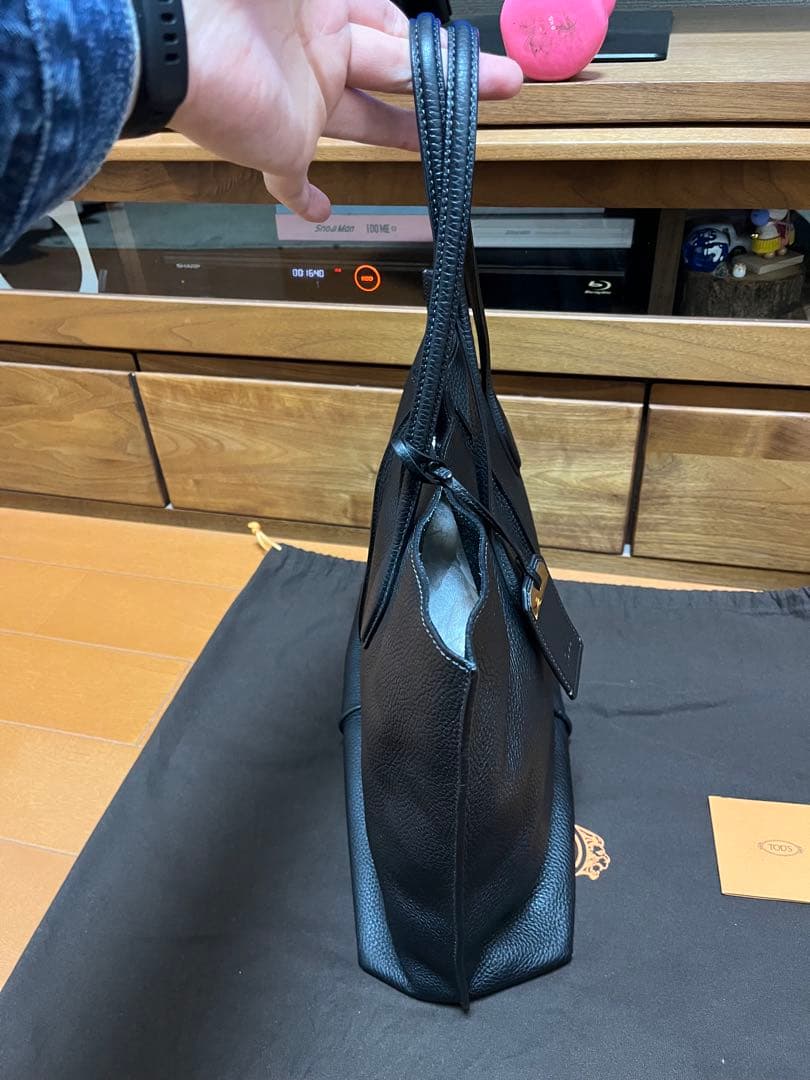 TOD'S トッズ　ブラック トートバッグ　JOY ジョイ