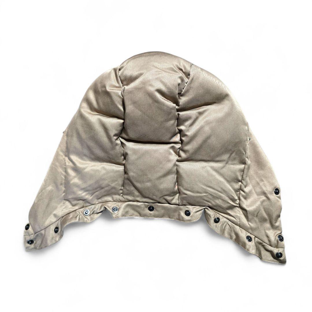 グレースコンチネンタル ダイグラム ファー付 ベージュダウンベスト