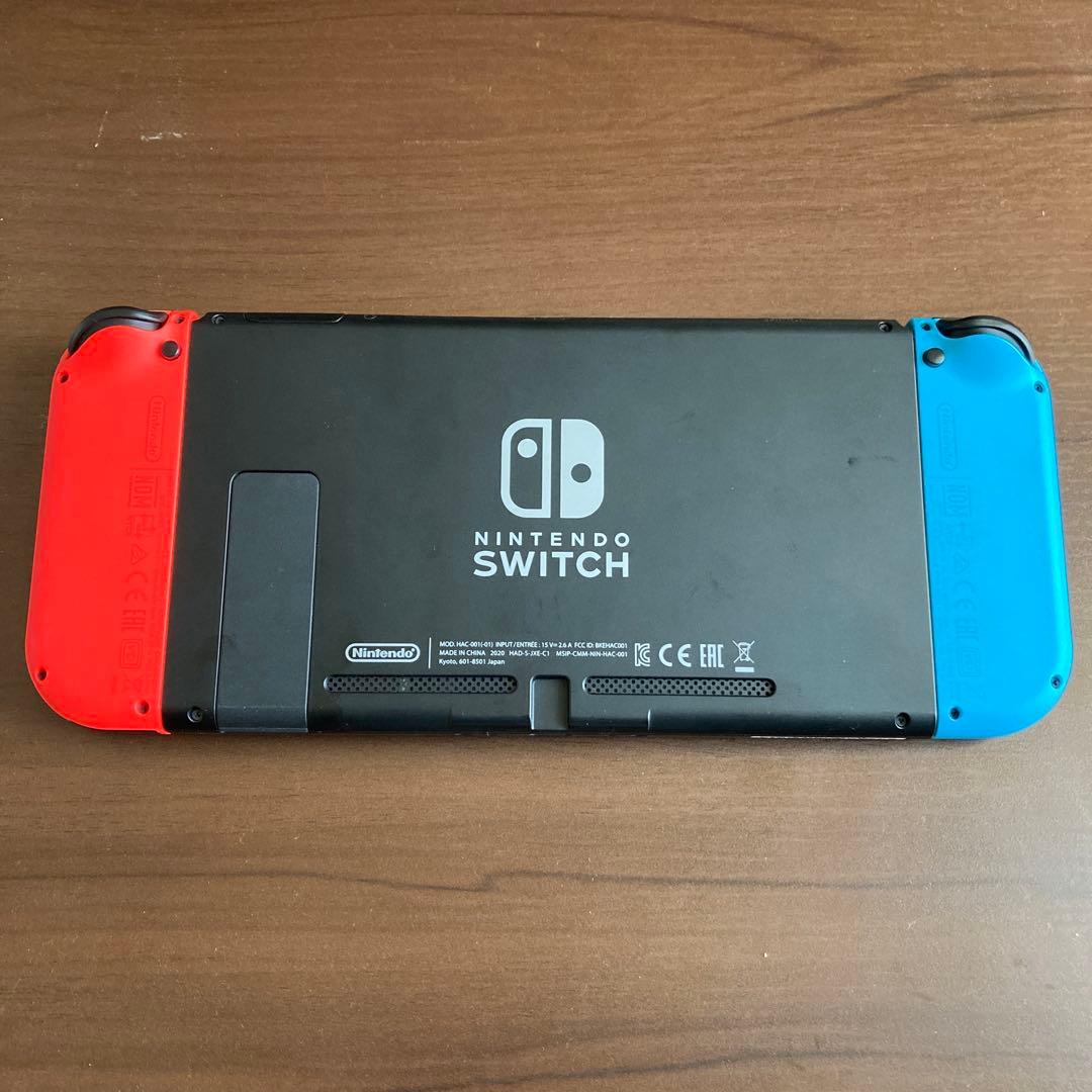 美品 Nintendo Switch 本体 青/赤 Joy-Con