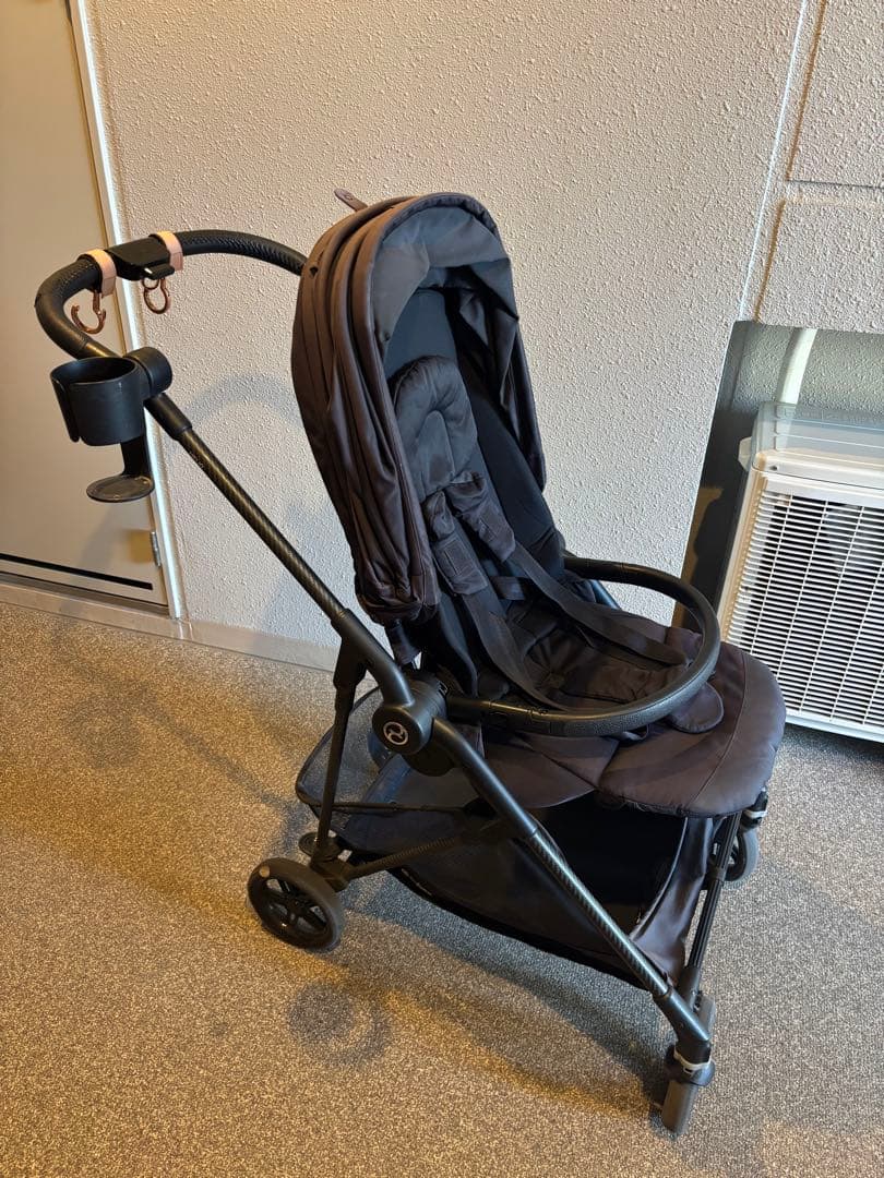 cybexベビーカー2021年リニューアルモデル　カップホルダー、レインカバー付