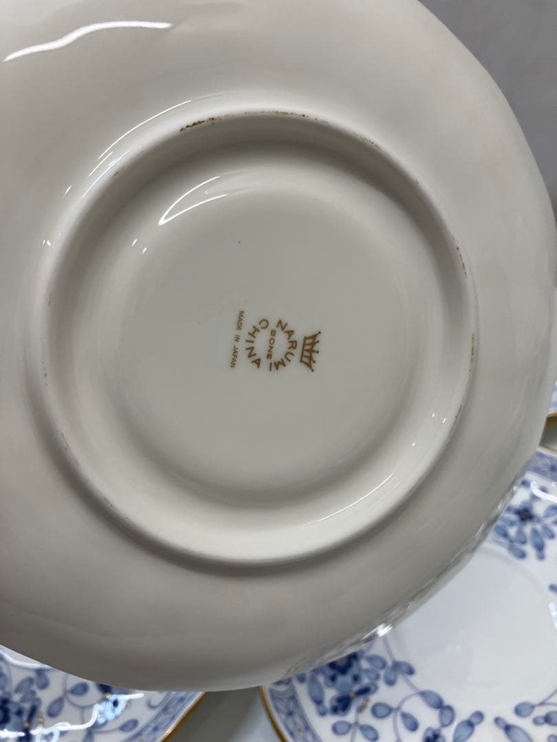 ナルミ ミラノブルー 食器まとめ カップ 平皿 保管品　【A174】