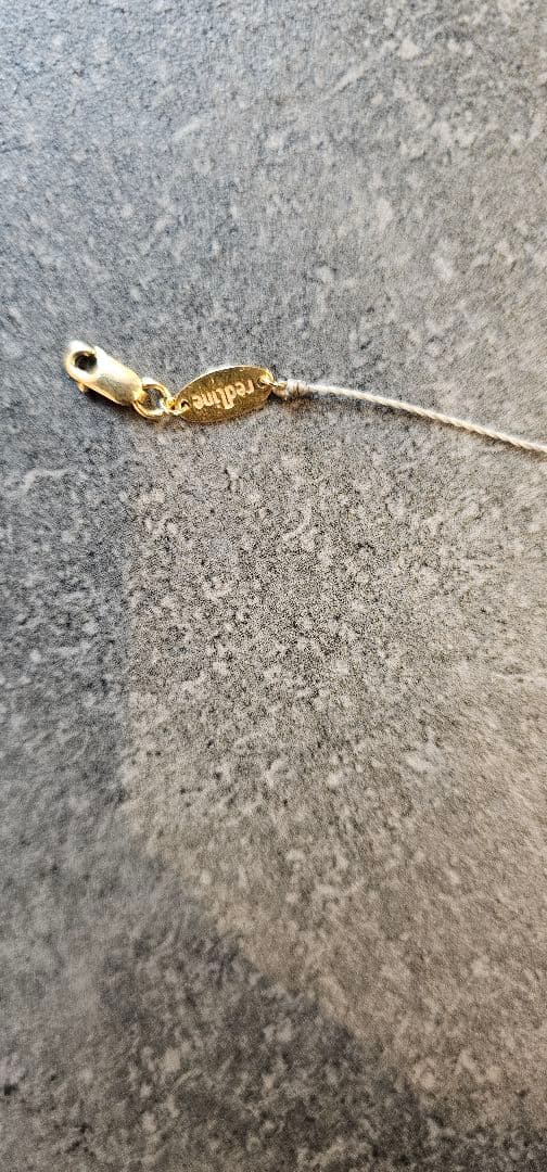 redLine 1粒ダイヤモンド ゴールドブレスレット