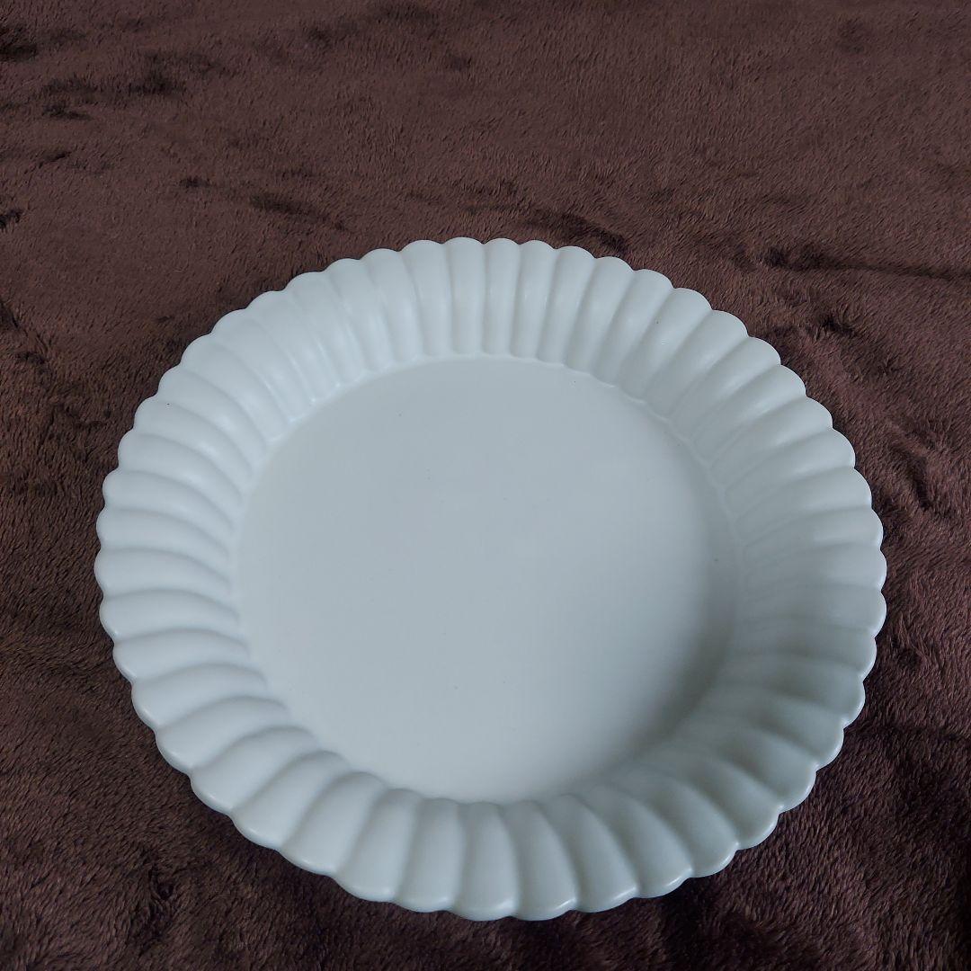 臼杵焼 輪花デザート皿 L 白 新品未使用 ６枚 セット