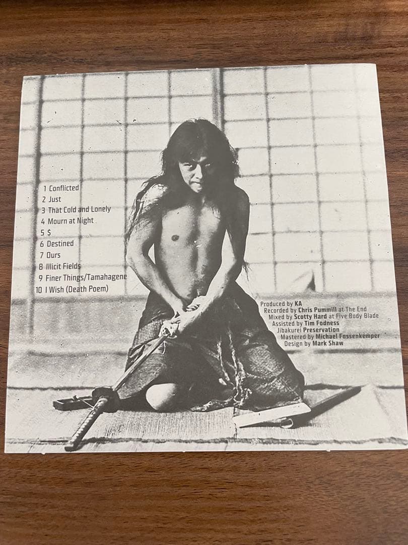 洋楽 KA Honor Killed The Samurai