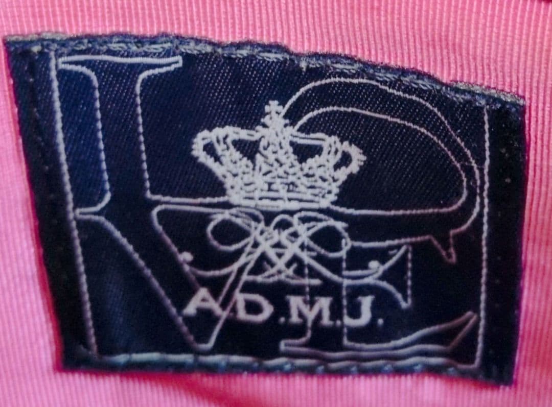 A.D.M.J. トートバッグ シボ革 レザー ゴールド金具 A4収納 ビジネス