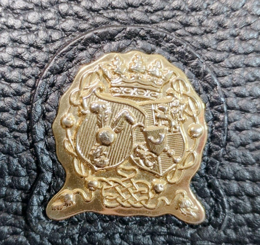 A.D.M.J. トートバッグ シボ革 レザー ゴールド金具 A4収納 ビジネス