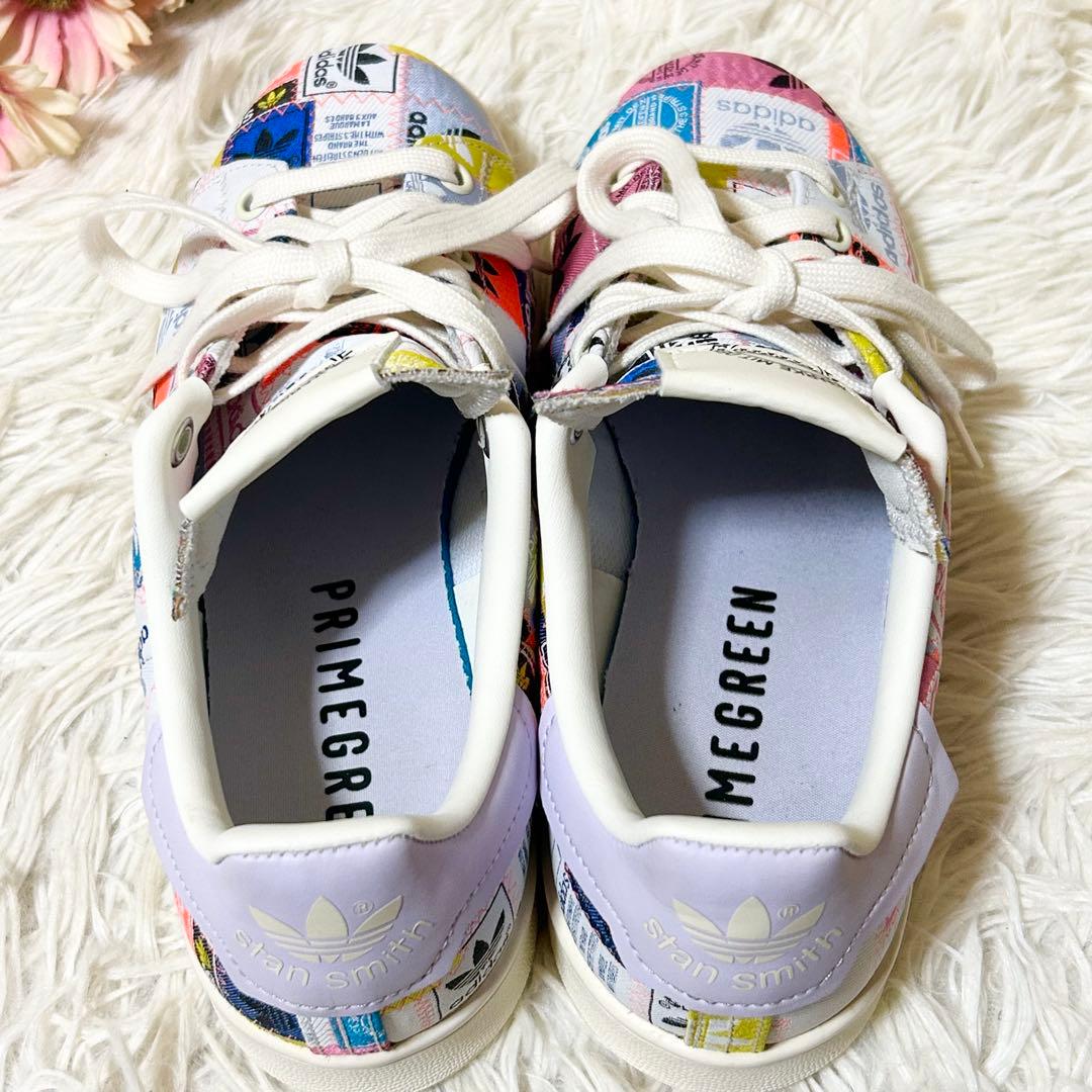 【極美品】アディダス オリジナルス スタン スミス スニーカー 総柄 24cm