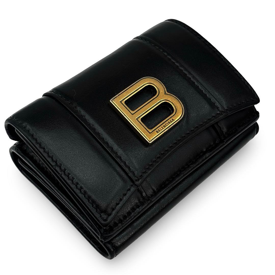 極美品】BALENCIAGA バレンシアガ Hourglass ウォレット 財布