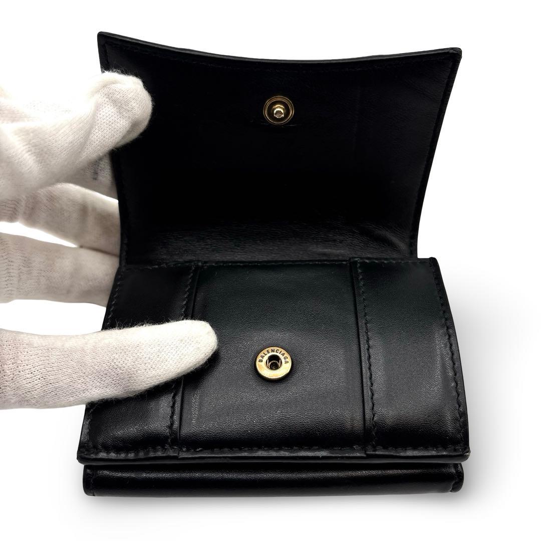 極美品】BALENCIAGA バレンシアガ Hourglass ウォレット 財布