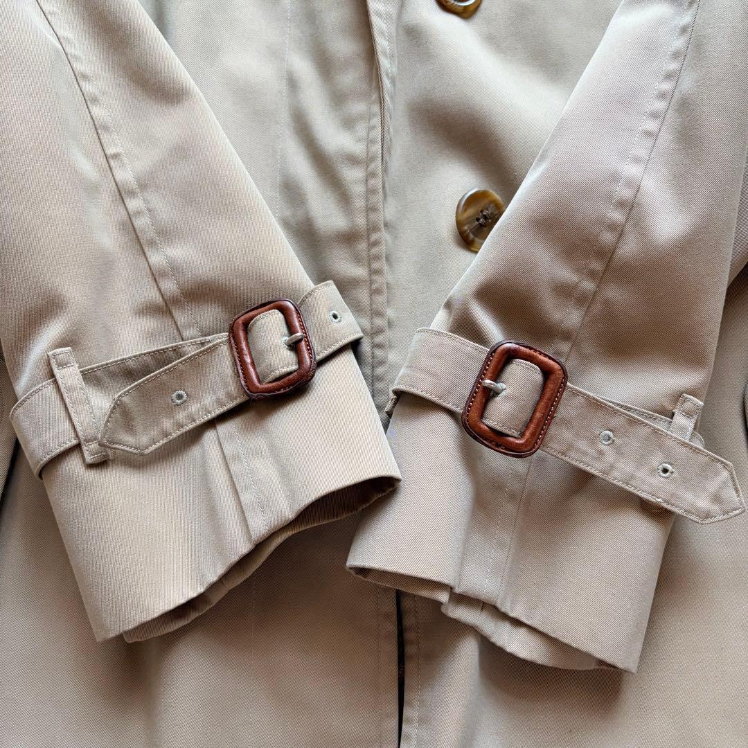 バーバリー　ステンカラーコート　トレンチコート　ライナー　ベルト付 希少　白タグ