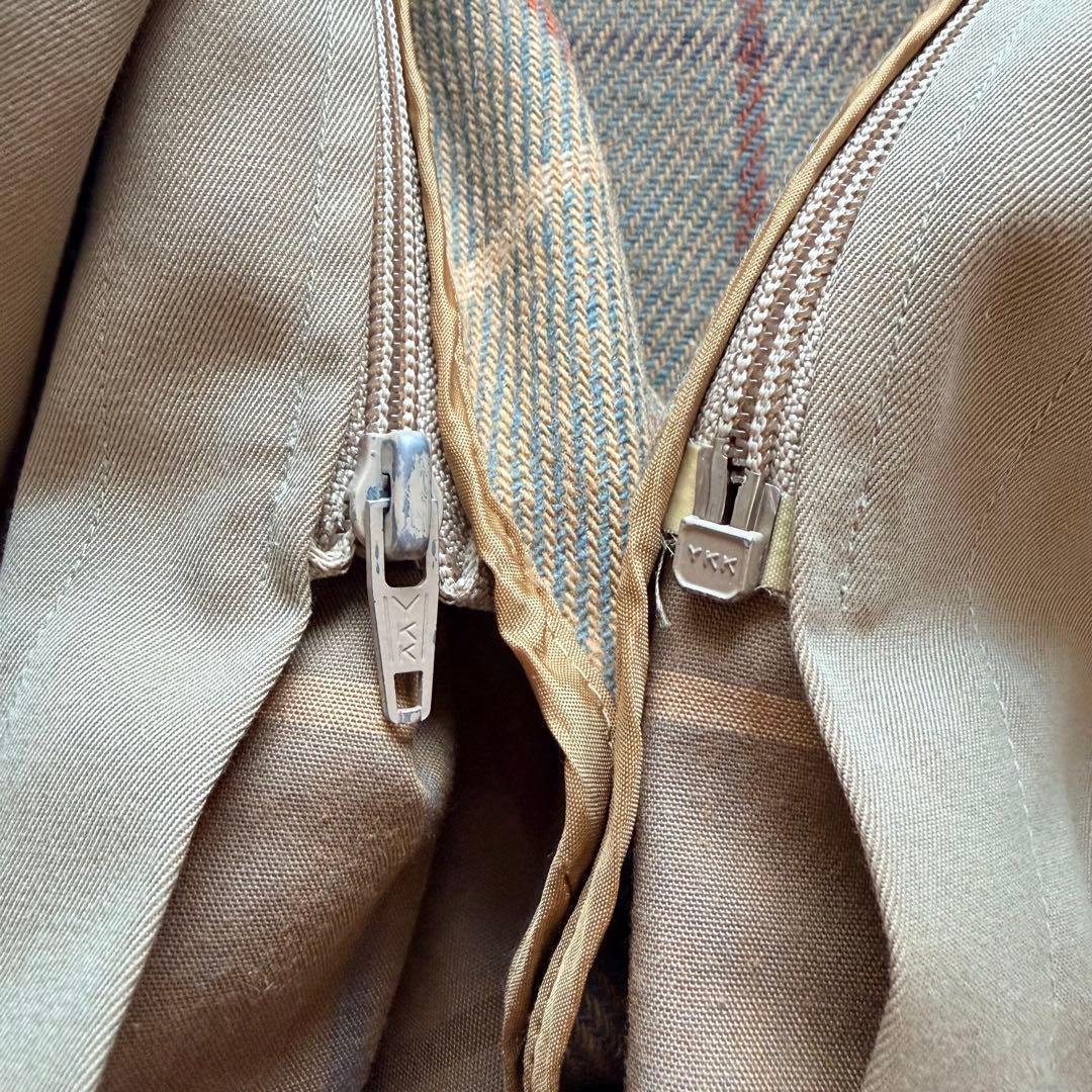 バーバリー　ステンカラーコート　トレンチコート　ライナー　ベルト付 希少　白タグ