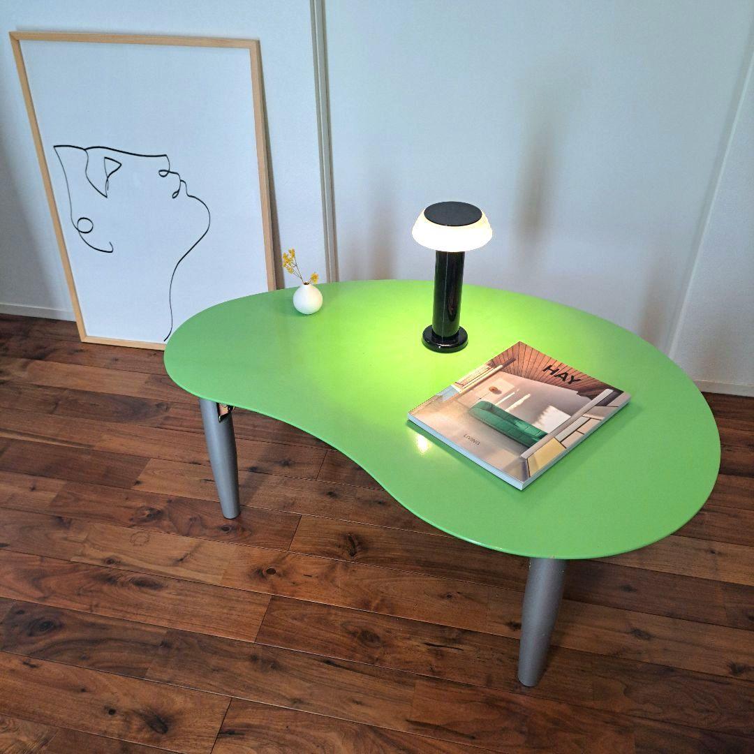 90s ポストモダン　フォールディングテーブル　レトロポップ　スペースエイジ