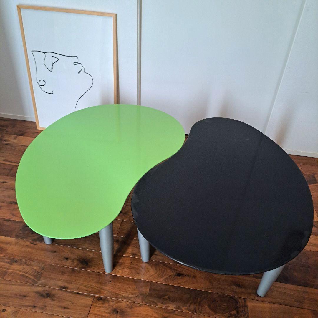 90s ポストモダン　フォールディングテーブル　レトロポップ　スペースエイジ