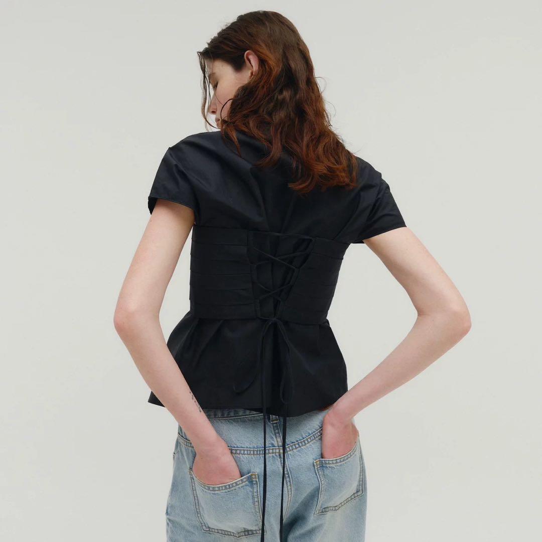 【最終値下げ】韓国ソンスEQL SALTY PEBBLE トップス　ブラウス