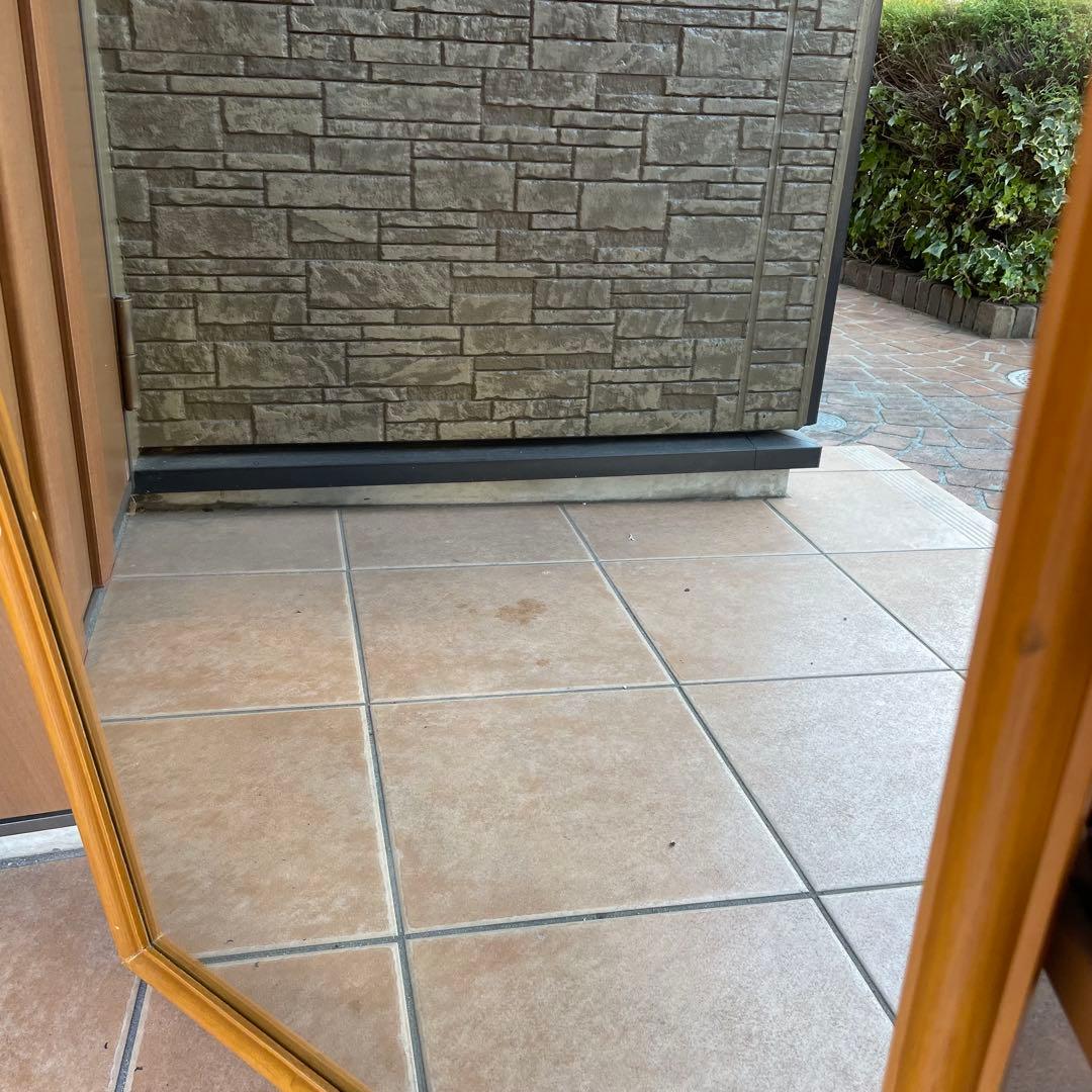 デンマーク製　1960's　ヴィンテージ　北欧　モダン　チーク　無垢 ミラー　B