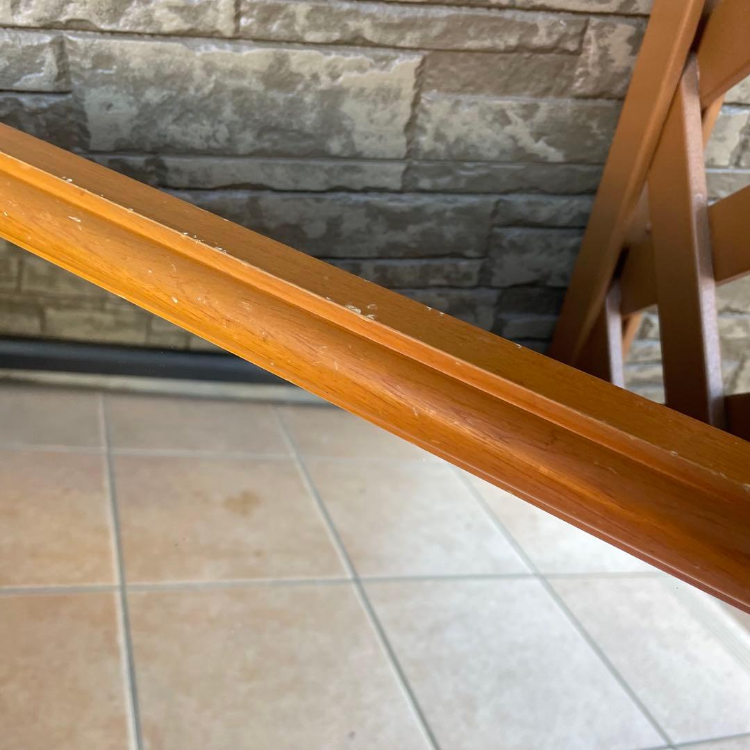 デンマーク製　1960's　ヴィンテージ　北欧　モダン　チーク　無垢 ミラー　B