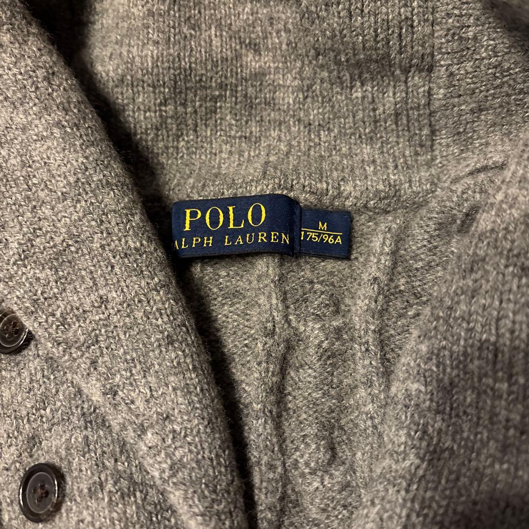 ポロラルフローレン　ケーブルニット　カーディガン