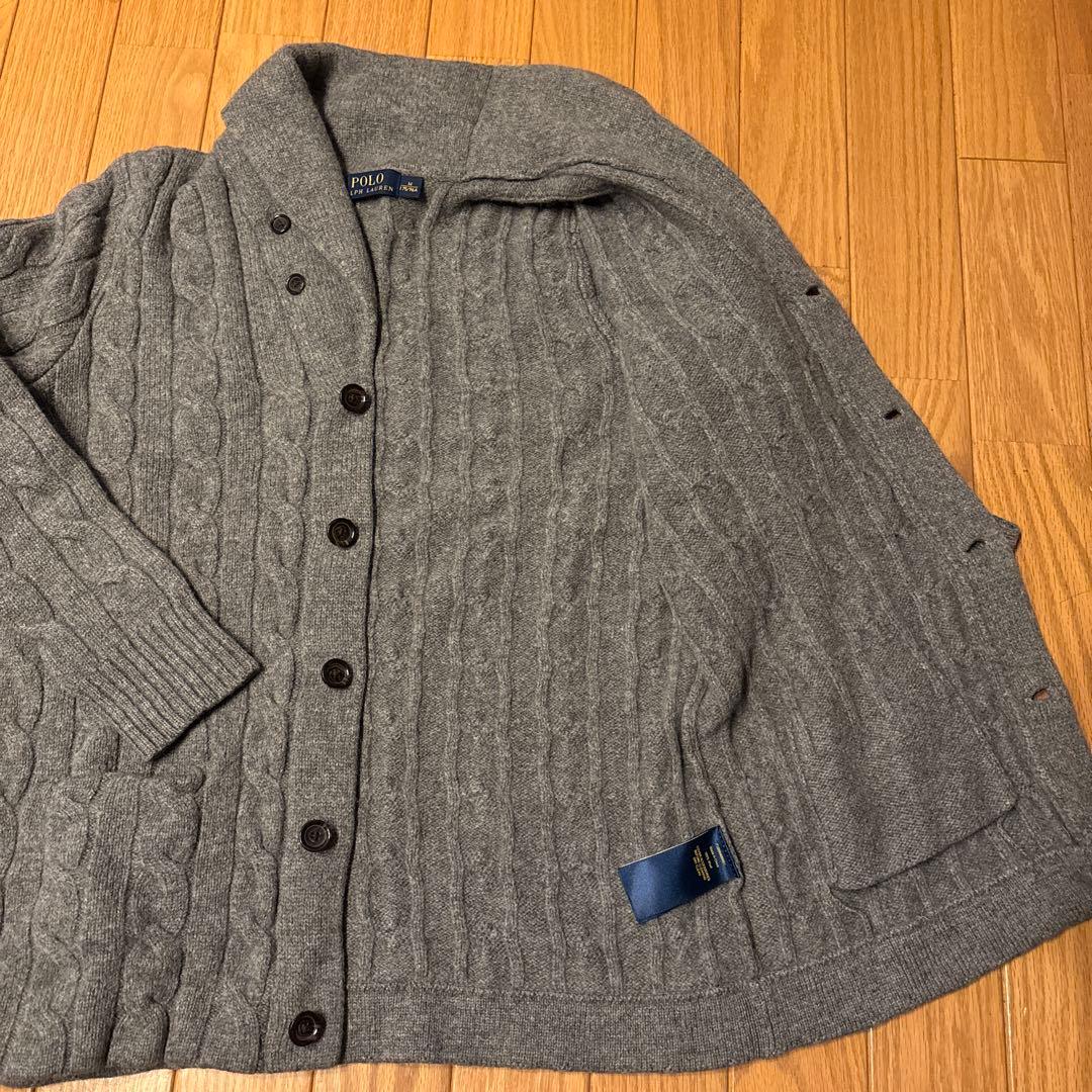 ポロラルフローレン　ケーブルニット　カーディガン
