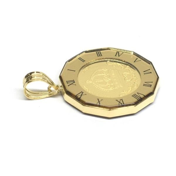 【24金】K24クラウンチャーム ネックレス ペンダントトップ