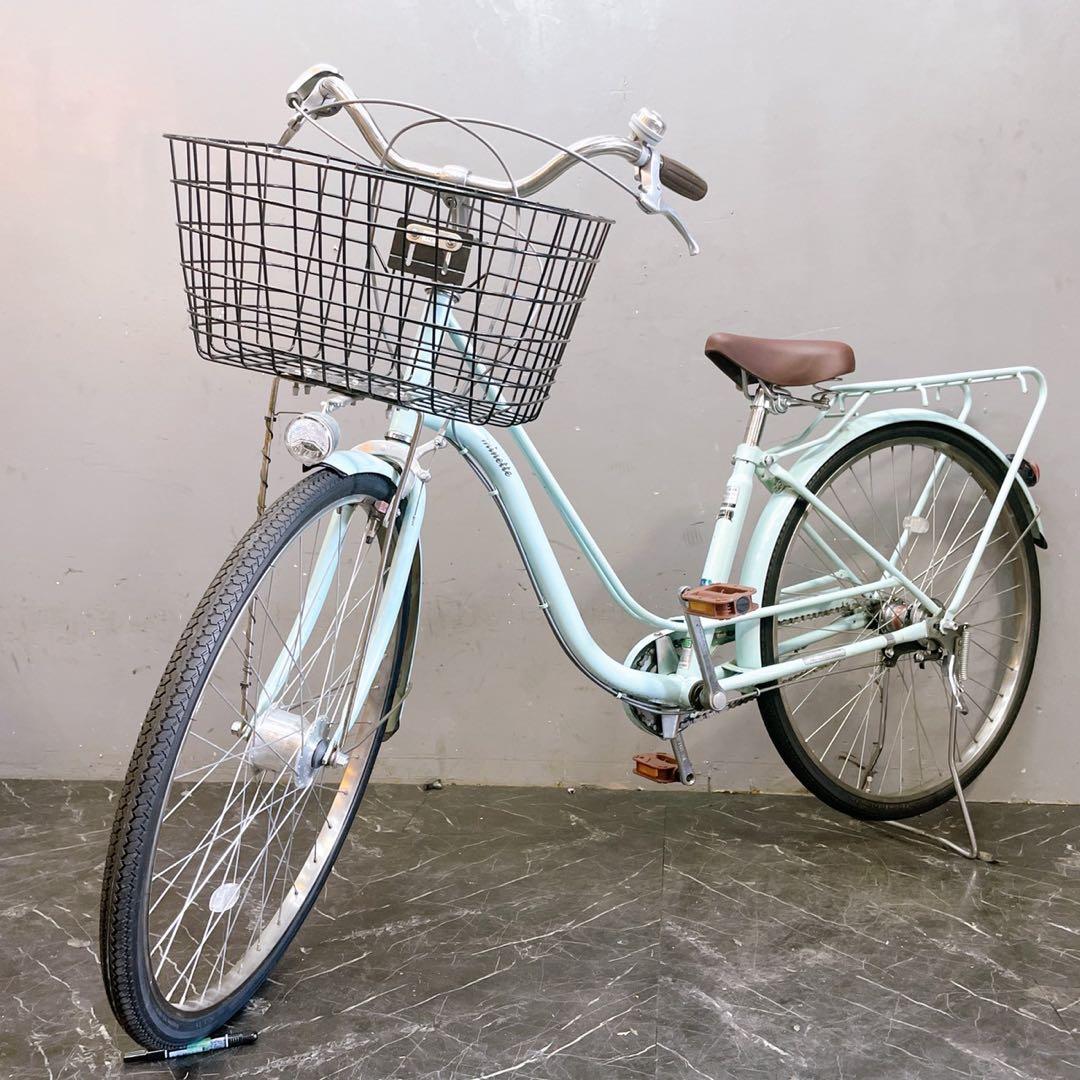 【948】《関西 引き取り 》 一般車 ママチャリ minette ミント色