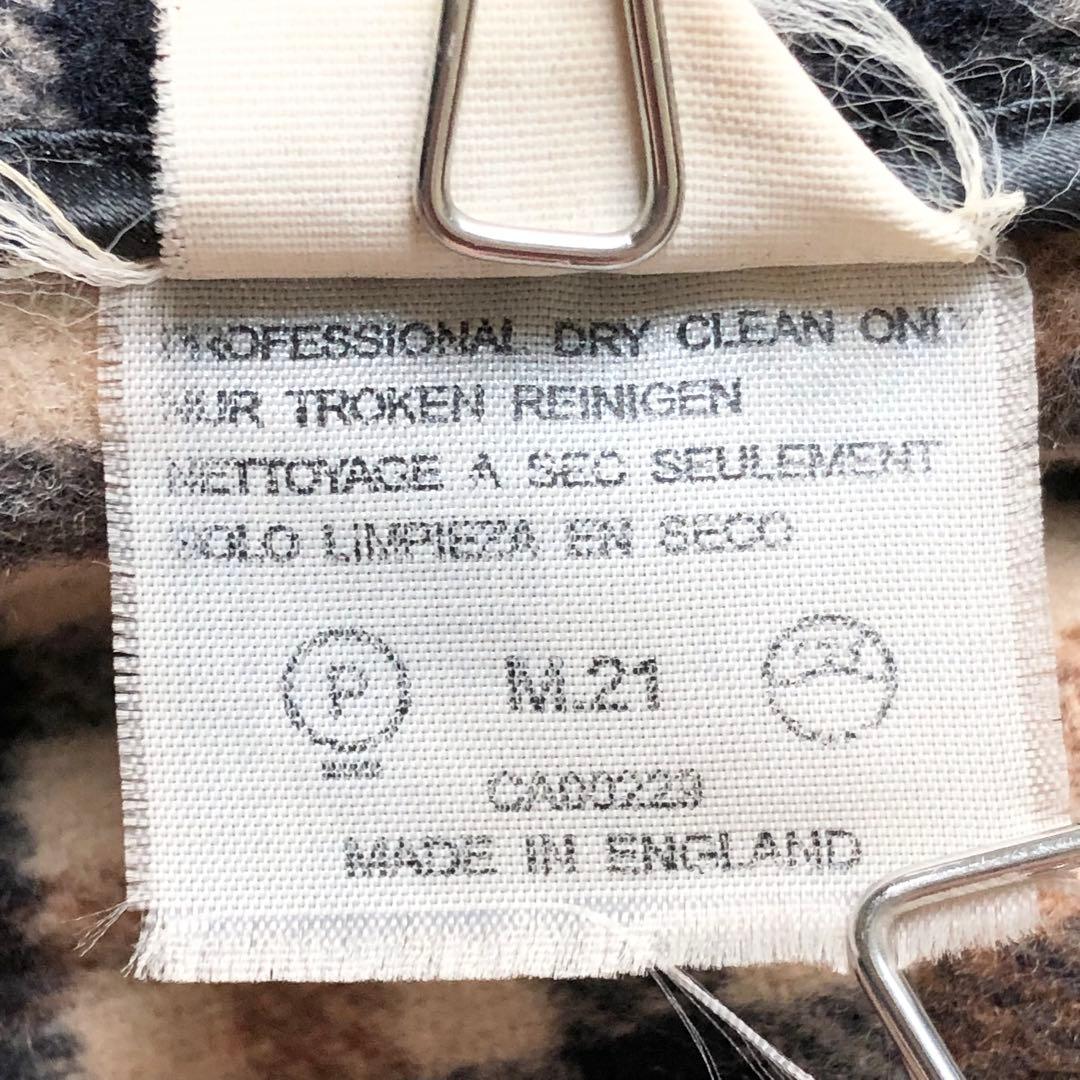 2905Aアクアスキュータム ロングダッフルコート 紺　XL相当