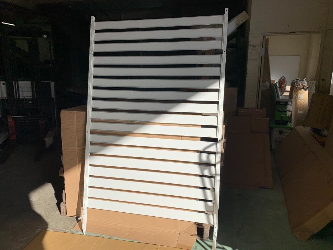 アルミボーダーフェンス(幅120高さ180) ホワイトKABF-1218*(WH