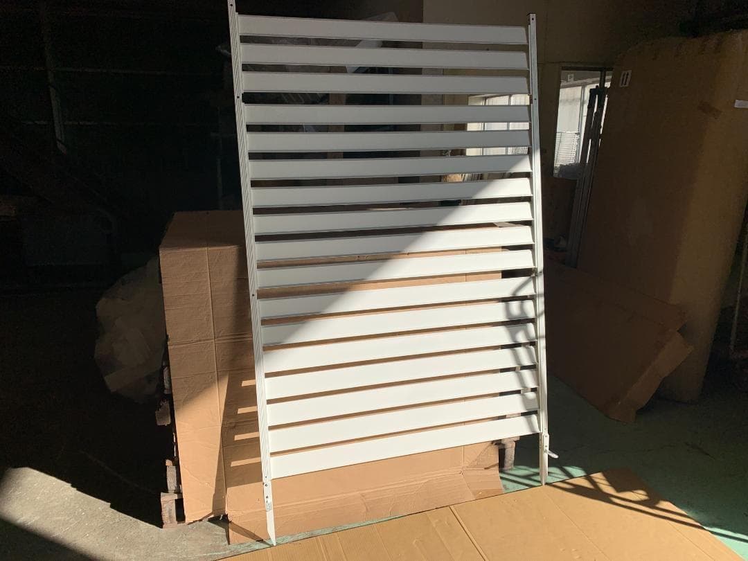 アルミボーダーフェンス(幅120高さ180) ホワイトKABF-1218*(WH