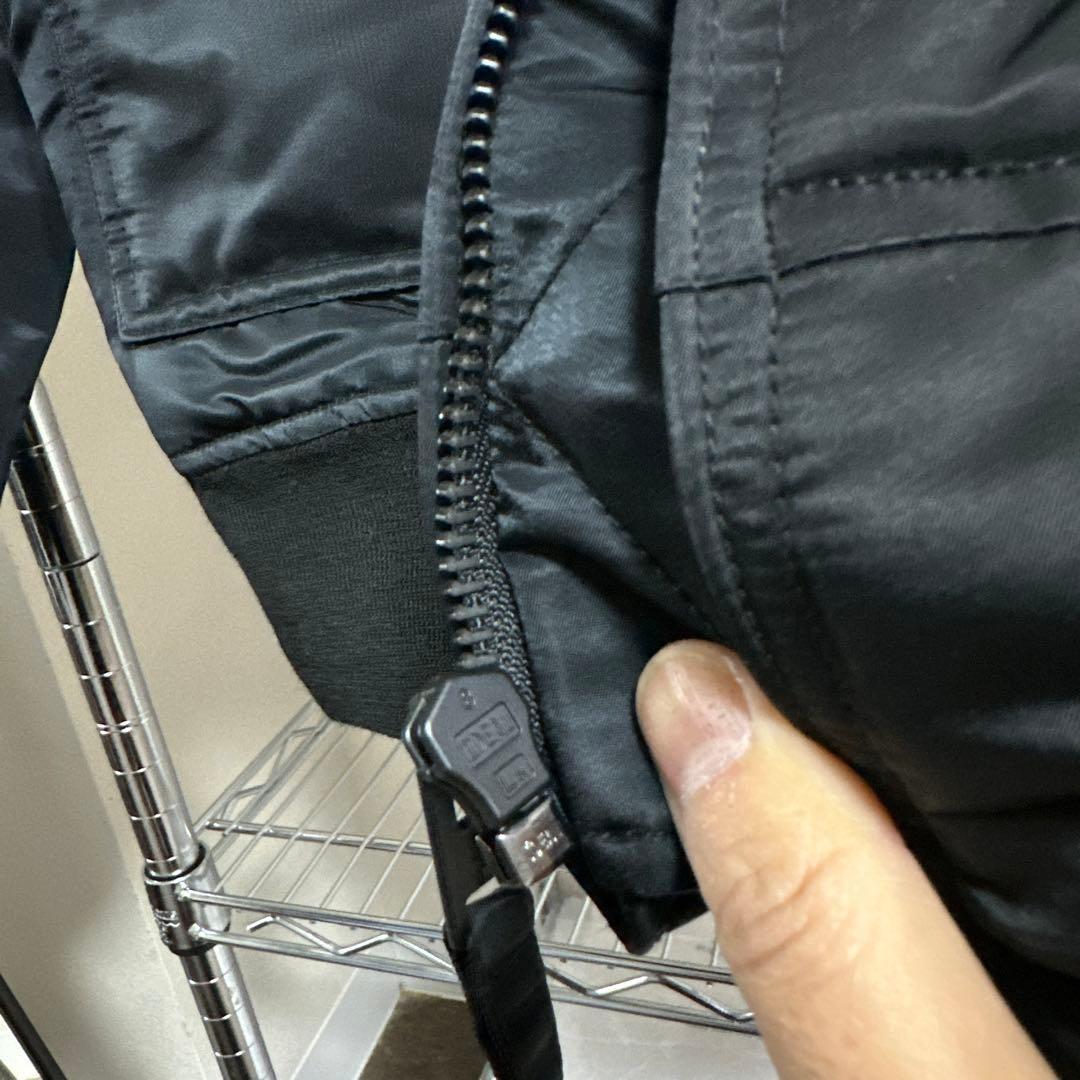 Mサイズ　CWU45/P 初年度モデル復刻黒高光沢ナイロンIDEALジッパー