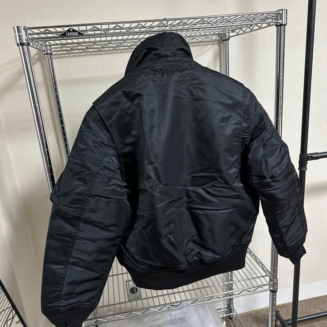 Mサイズ　CWU45/P 初年度モデル復刻黒高光沢ナイロンIDEALジッパー