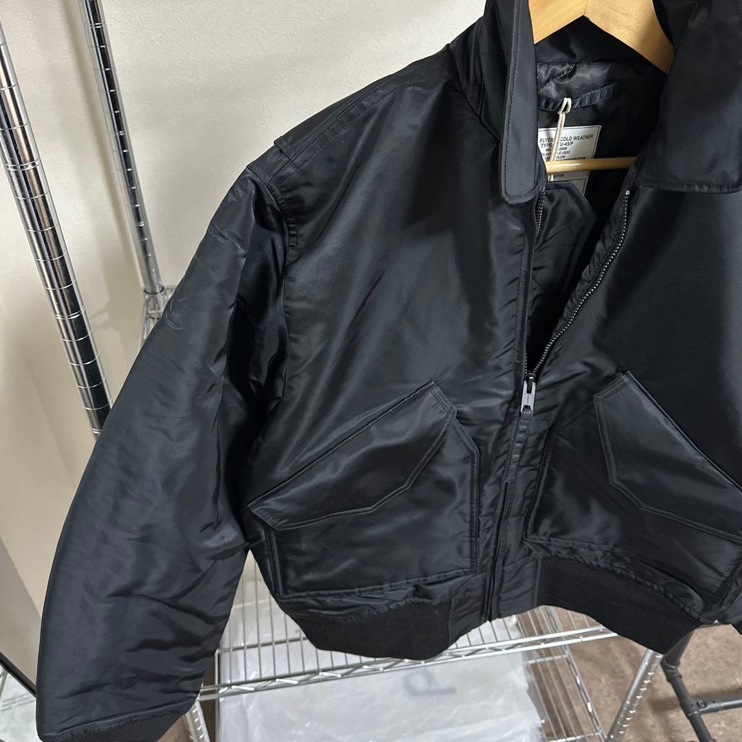 Mサイズ　CWU45/P 初年度モデル復刻黒高光沢ナイロンIDEALジッパー