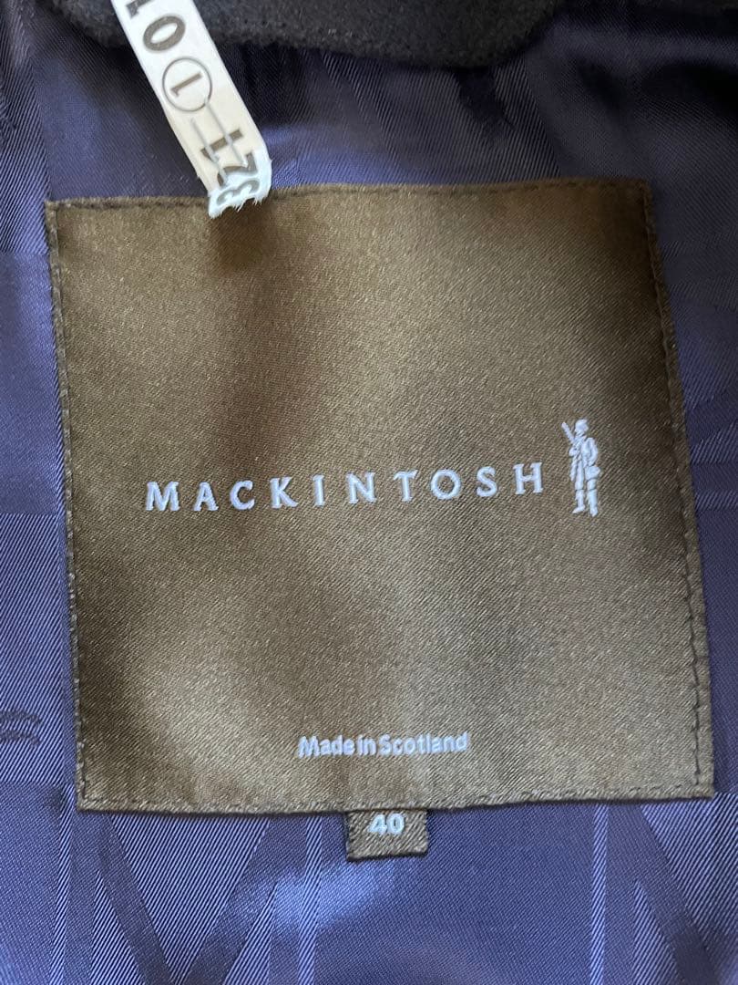 【美品】マッキントッシュ　フェトラー　ネイビー　４０　トレンチコート