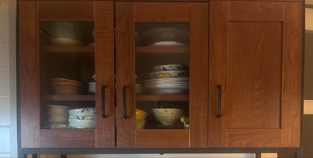 【美品】キッチンラック_食器棚_ゴミ箱下収納