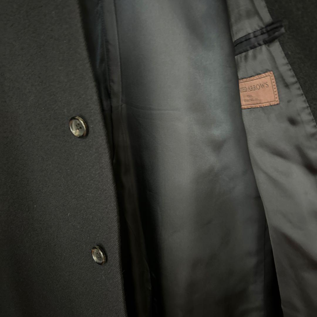 United Arrows メルトン ネイビー ステンカラーコート