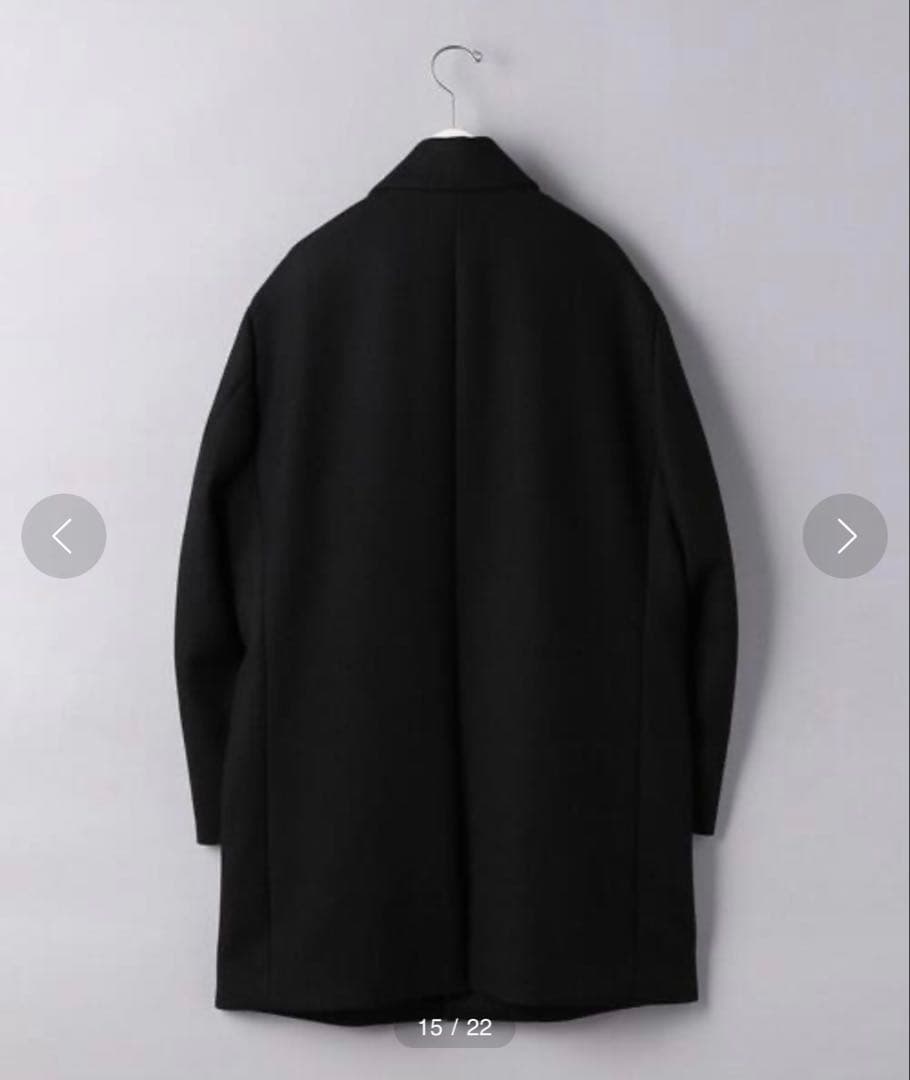 United Arrows メルトン ネイビー ステンカラーコート