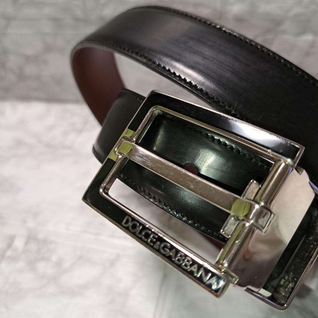 ✨️美品✨️ DOLCE&GABBANA D&G ベルト レザー ブラック
