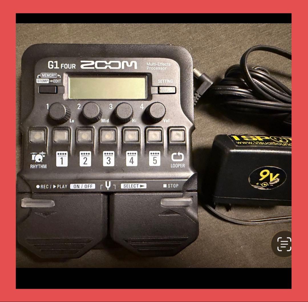 ZOOM G1 FOUR マルチエフェクター ISPOTアダプター