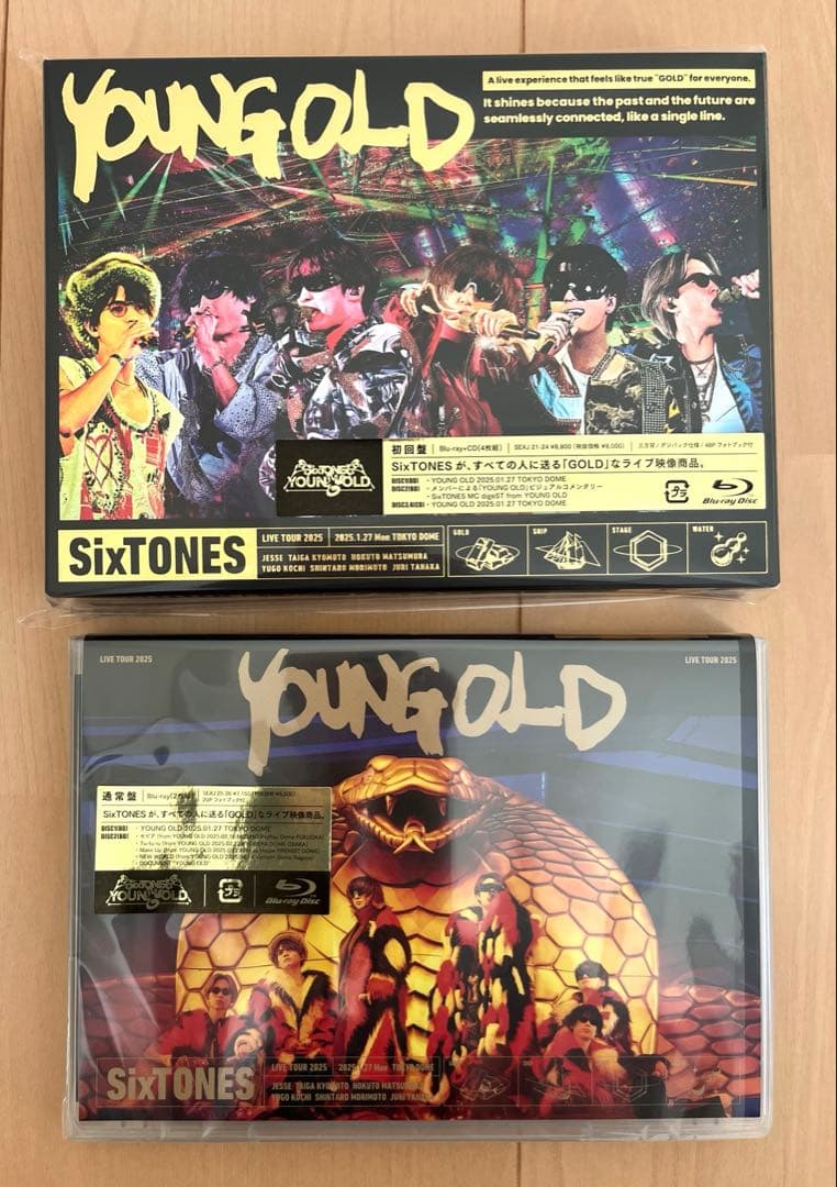 SixTONES/YOUNG OLD〈初回盤〉・〈通常盤〉　Blu-ray