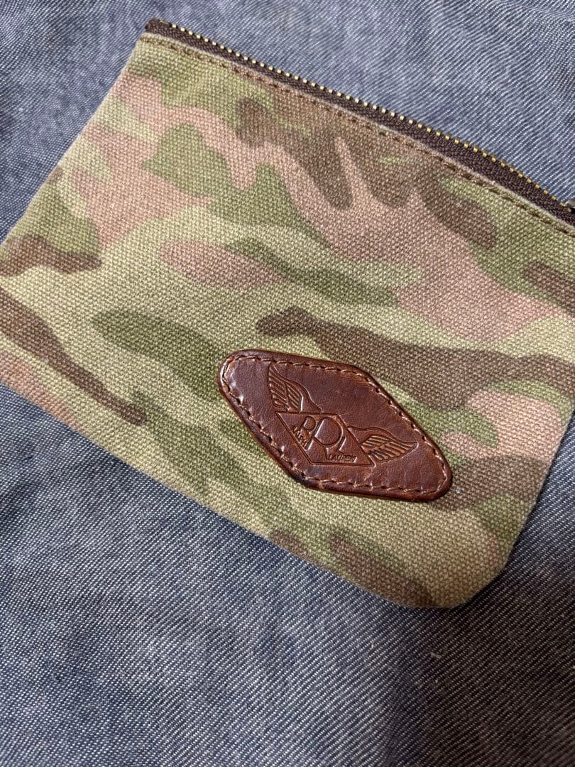 ダブルアールエル RRL 迷彩 ケース ポーチ