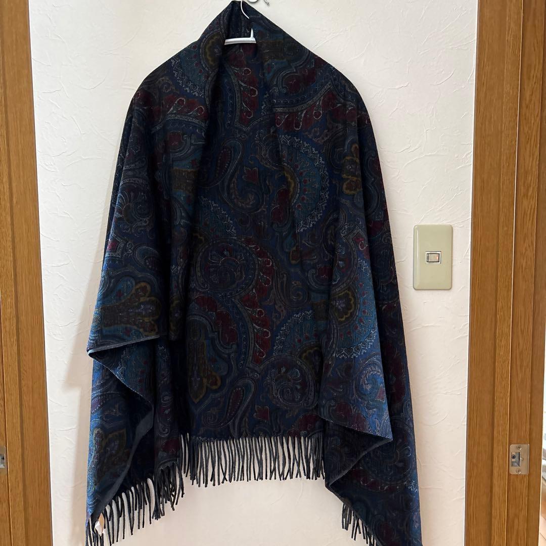 ETRO エトロ　ショール　マフラー　ストール　膝掛け　リバーシブル　大判