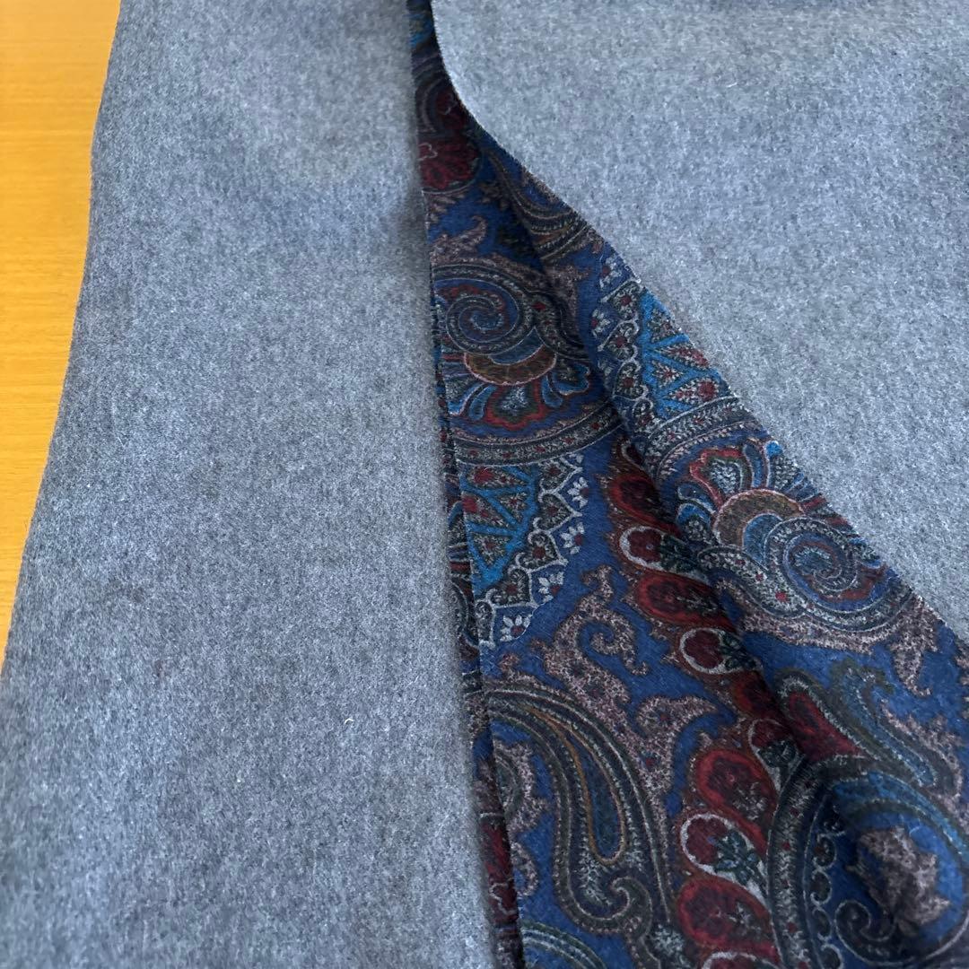 ETRO エトロ　ショール　マフラー　ストール　膝掛け　リバーシブル　大判